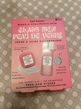 Glass Skin Peach & Hyaluronic Acid Face Duo - Pink